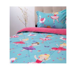 Plumón estampado Kids senses ballet 1.5 plazas