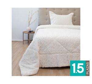 Cubrecama Plush senses D1 crudo 1.5 plazas