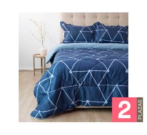 Plumón estampado Senses conexión 2 plazas