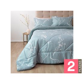 Plumón estampado Senses paz 2 plazas