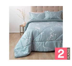 Plumón estampado Senses paz 2 plazas