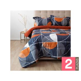 Plumón estampado Senses diagrama 2 plazas