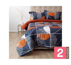 Plumón estampado Senses diagrama 2 plazas