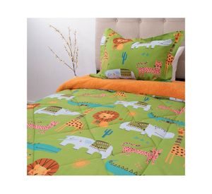 Plumón estampado Senses animales 1.5 plazas