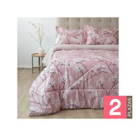 Plumón estampado Senses cerezo 2 plazas