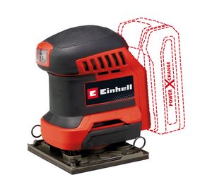 Lijadora orbital de palma TE-OS 18/113 3X Li - Solo 18V