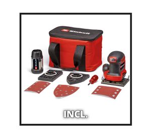 Lijadora orbital de palma TE-OS 18/113 3X Li - Solo 18V