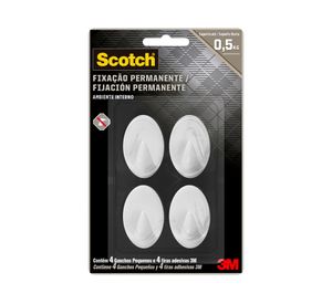 Gancho pequeño Fijación permanente 0.5 kg 3.5x2.5x2 cm