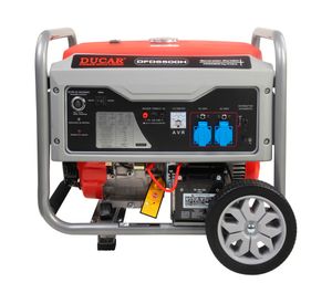 Generador a gasolina eléctrico/manual DFD6500H