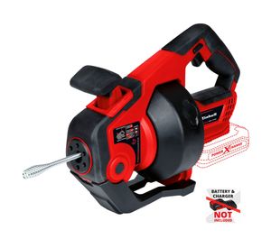 Limpiador de cañerías TE-DA 18/760 Li-Solo rojo