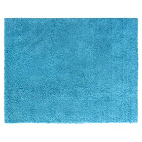 Alfombra mediana Lisa Polipropileno turquesa 133x180 cm