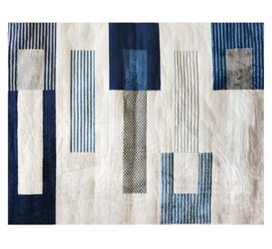 Alfombra grande Evolution polipropileno blue beige 170x230 cm