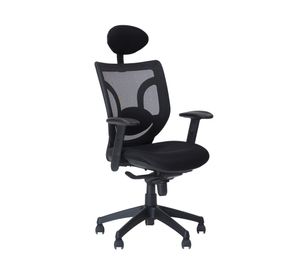 Silla de escritorio Black con cabecero 108x67.5x50.5 cm