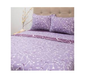 Juego de sábanas king polar estampada Composé D3