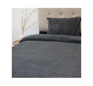 Juego de sábanas 1.5 plazas chiporro Senses gris oscuro