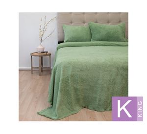 Juego de sábanas king chiporro Senses verde