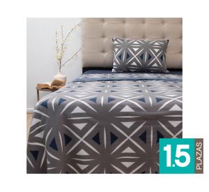 Juego de sábanas 1.5 plazas polar estampada Composé D9