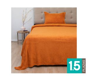 Juego de sábanas 1.5 plazas chiporro Senses terracota