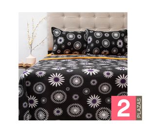Juego de sábanas 2 plazas polar estampada Composé D7