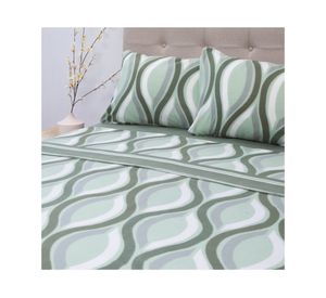 Juego de sábanas 2 plazas polar estampada Composé D1