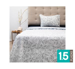 Juego de sábanas 1.5 plazas polar estampada Composé D5