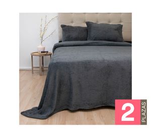 Juego de sábanas 2 plazas chiporro Senses gris oscuro
