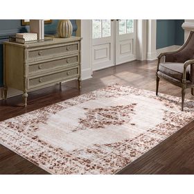 Alfombra grande Windsor polipropileno beige 200x280 cm