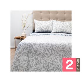 Juego de sábanas 2 plazas polar estampada Composé D5