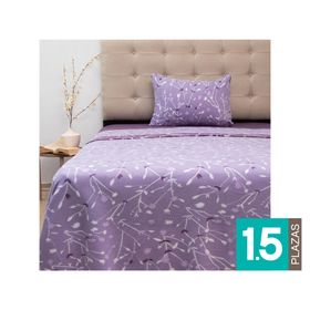 Juego de sábanas 1.5 plazas polar estampada Composé D3