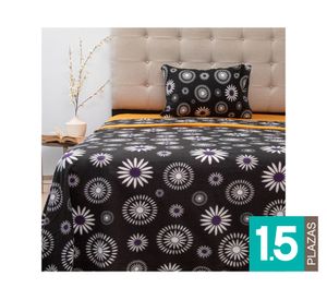 Juego de sábanas 1.5 plazas polar estampada Composé D7