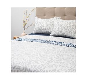 Juego de sábanas king polar estampada Composé D5