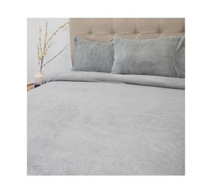 Juego de sábanas king chiporro Senses gris claro