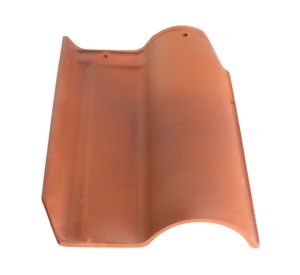 Teja colonial de arcilla Wave 1.1x26x41.5 cm terracota