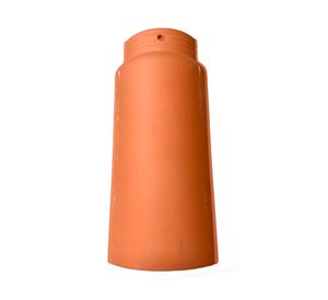 Cumbrera colonial Arcilla y Cerámica Semi Gres Wave 1.1x42.5x42.5 cm Terracota