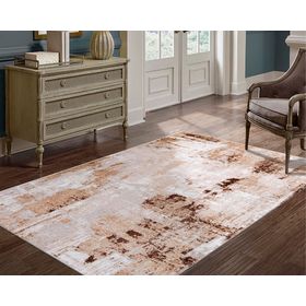 Alfombra grande Windsor polipropileno cacao 200x280 cm