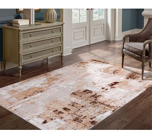 Alfombra grande Windsor polipropileno cacao 200x280 cm