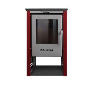 Estufa a leña Patagonia 380 9 kW burdeo