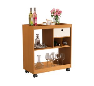 Mini bar 4000 1 repisa caramelo/perla