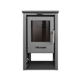 Estufa a leña Patagonia 380 9 kW gris