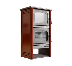 Horno a leña combustión lenta Ofen 15.6 kW burdeo