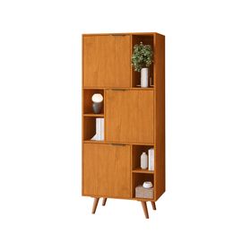 Librero Alianca café 3 puertas