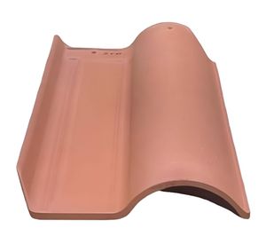 Teja de arcilla Wave 26x42 cm terracota