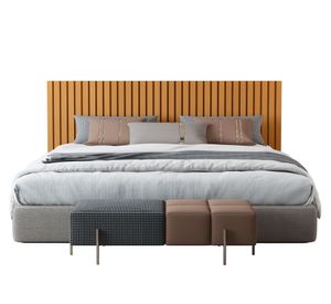 Respaldo de cama madera king