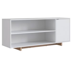 Rack TV 50" Moveli 3 espacios blanco