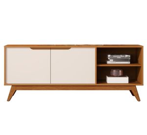 Rack TV 50" Tucumán 2 puertas caramelo/perla