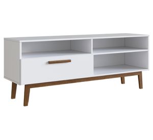 Rack TV 55" Moveli 4 espacios blanco