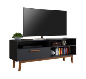 Rack TV 55" Moveli 4 espacios negro