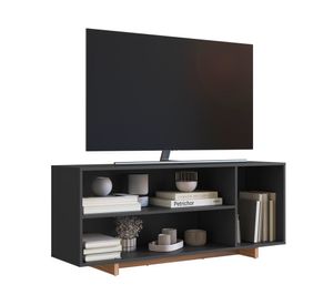 Rack TV 50" Moveli 3 espacios gris