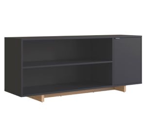 Rack TV 50" Moveli 3 espacios negro