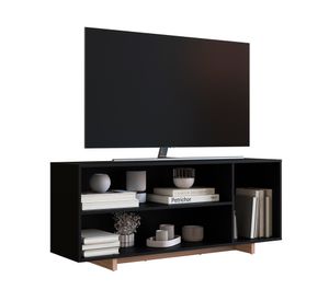 Rack TV 50" Moveli 3 espacios negro